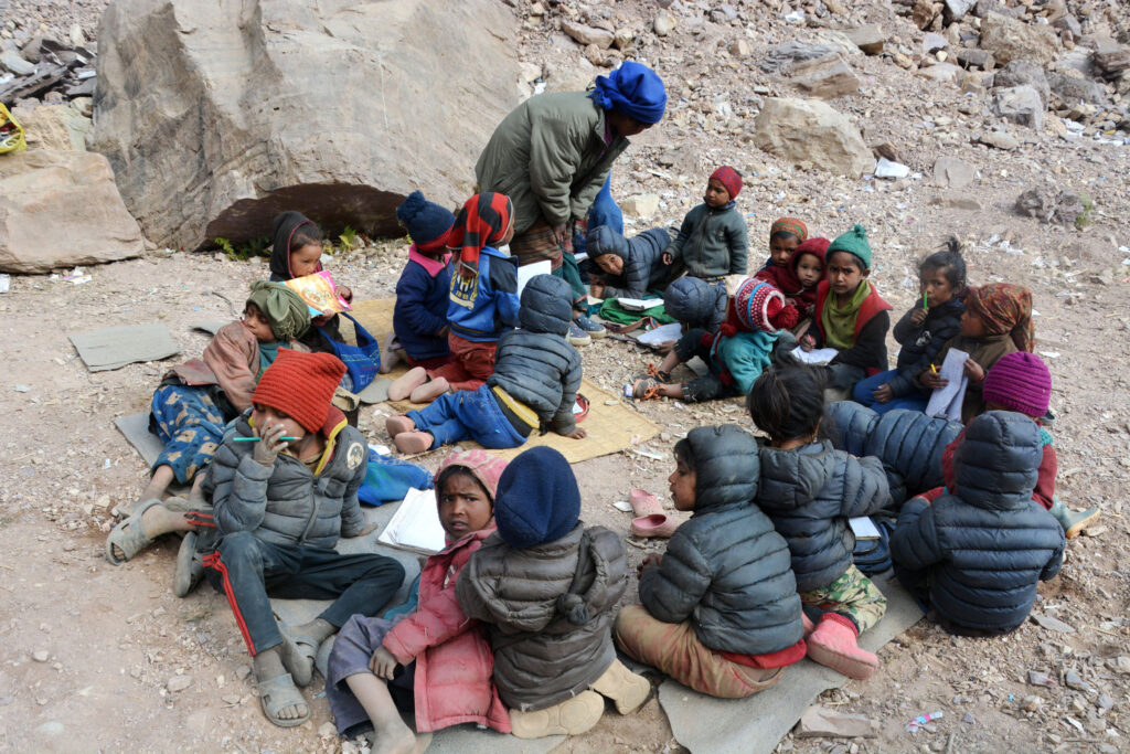 baglung children in school